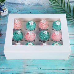 ONE MORE fenêtre PVC transparente exposant les cupcakes avec clarté