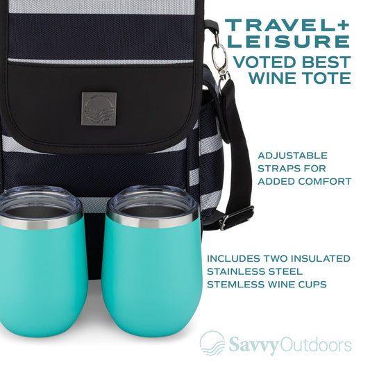 One Savvy Girl verres isolés gros plan conservant la température des boissons