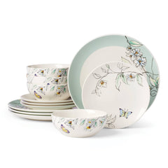 Oneida Botanica emballage avant montrant set complet et protection