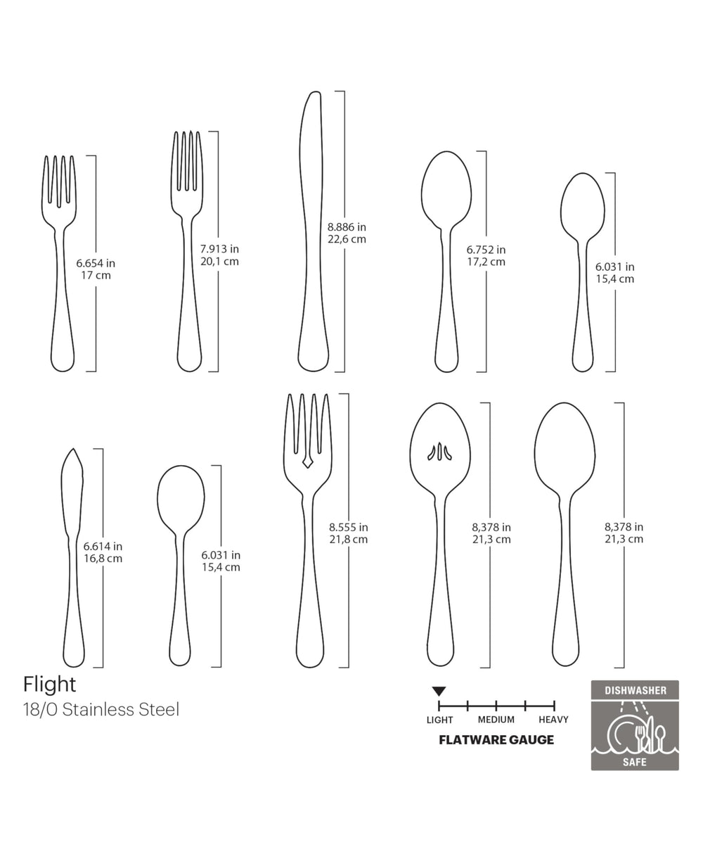 Oneida Flight table dressée, Oneida apporte une allure rétro-chic au repas