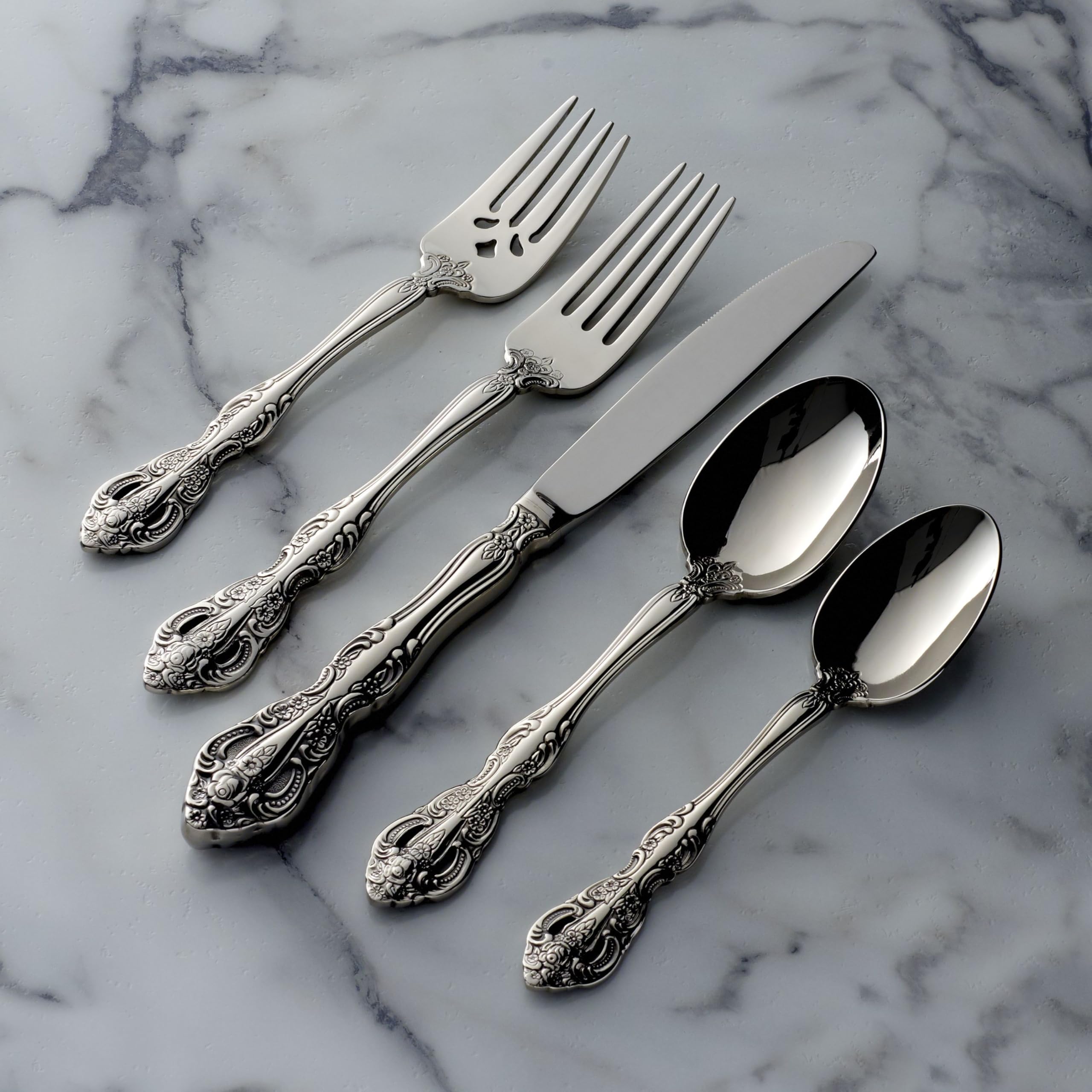 Oneida Michelangelo cuillère et rase, design équilibré pour service quotidien