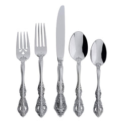 Oneida Michelangelo face ensemble 20 pièces, présentation élégante pour table