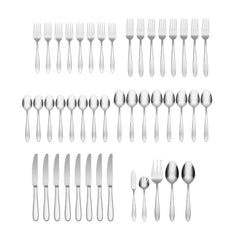 Oneida Mooncrest set posé sur table montrant coordination et style