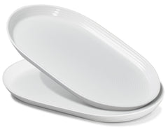 ONEMORE plat ovale devant montrant design blanc et présentation professionnelle