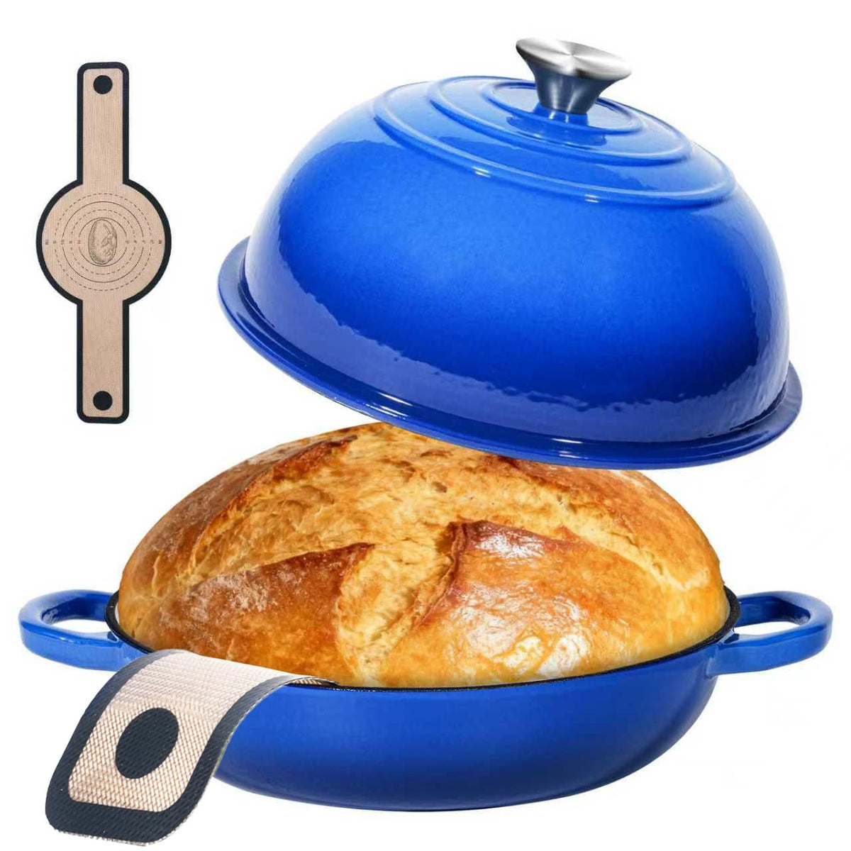ONKO cocotte 6QT face avant, design robuste et finition émaillée