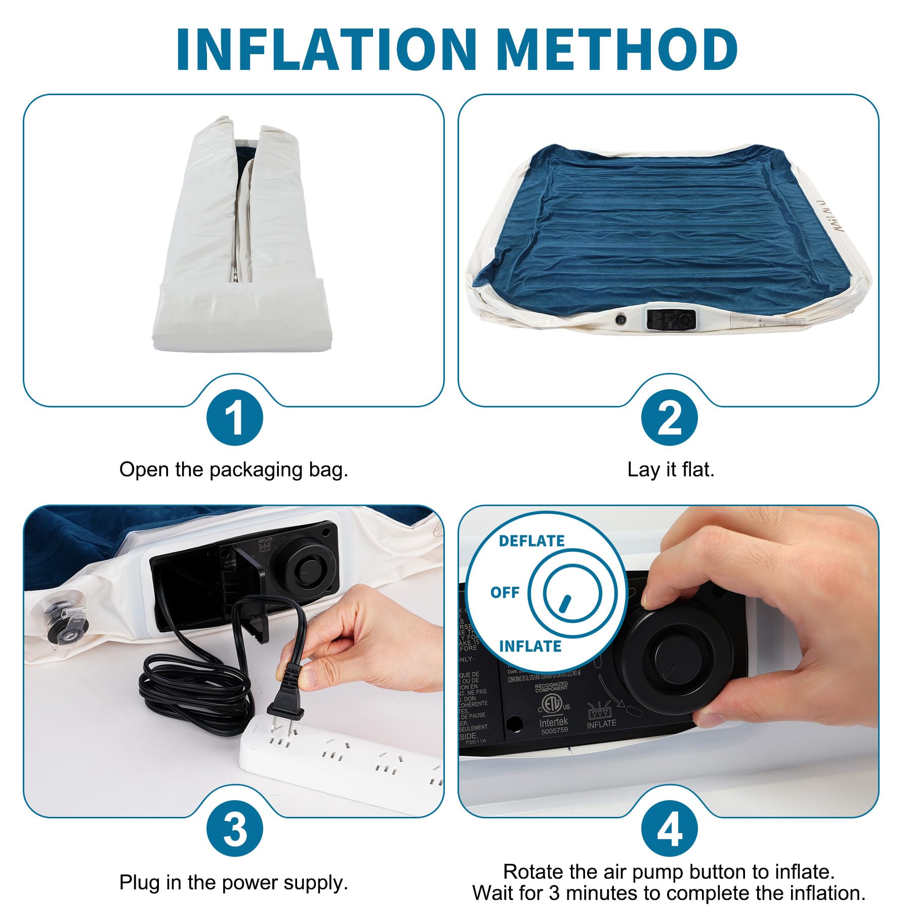 ooiloln matelas utilisé en extérieur sur herbe pour couchage nomade et stabilité