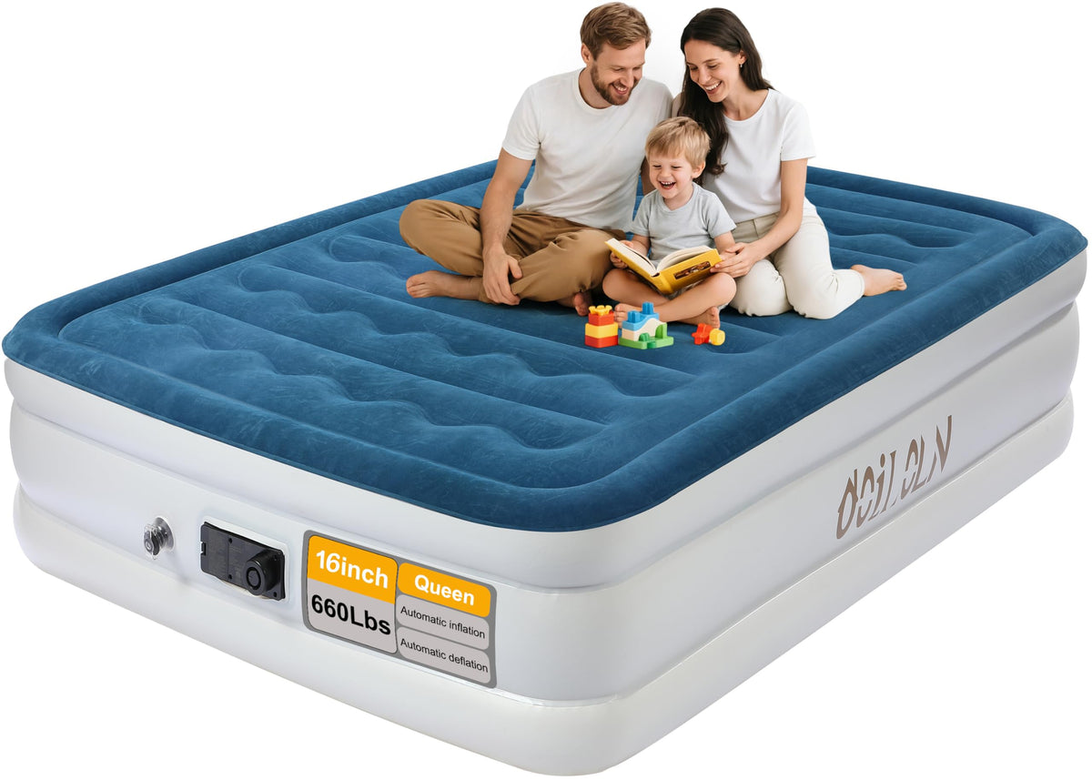 ooiloln face avant du matelas gonflé montrant la surface veloutée et confort instantané