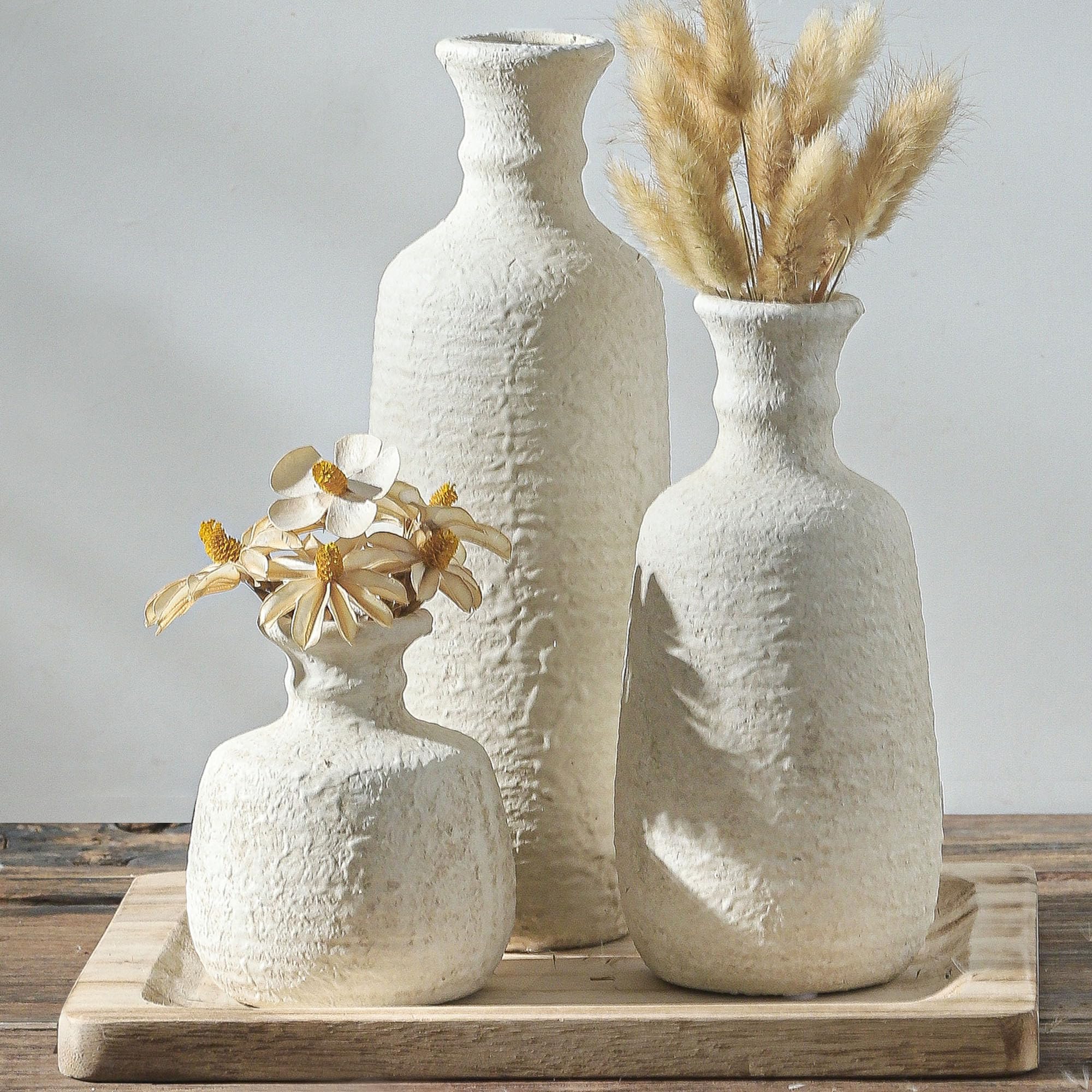 ooit vases ensemble face avant montrant silhouette neutre et harmonie