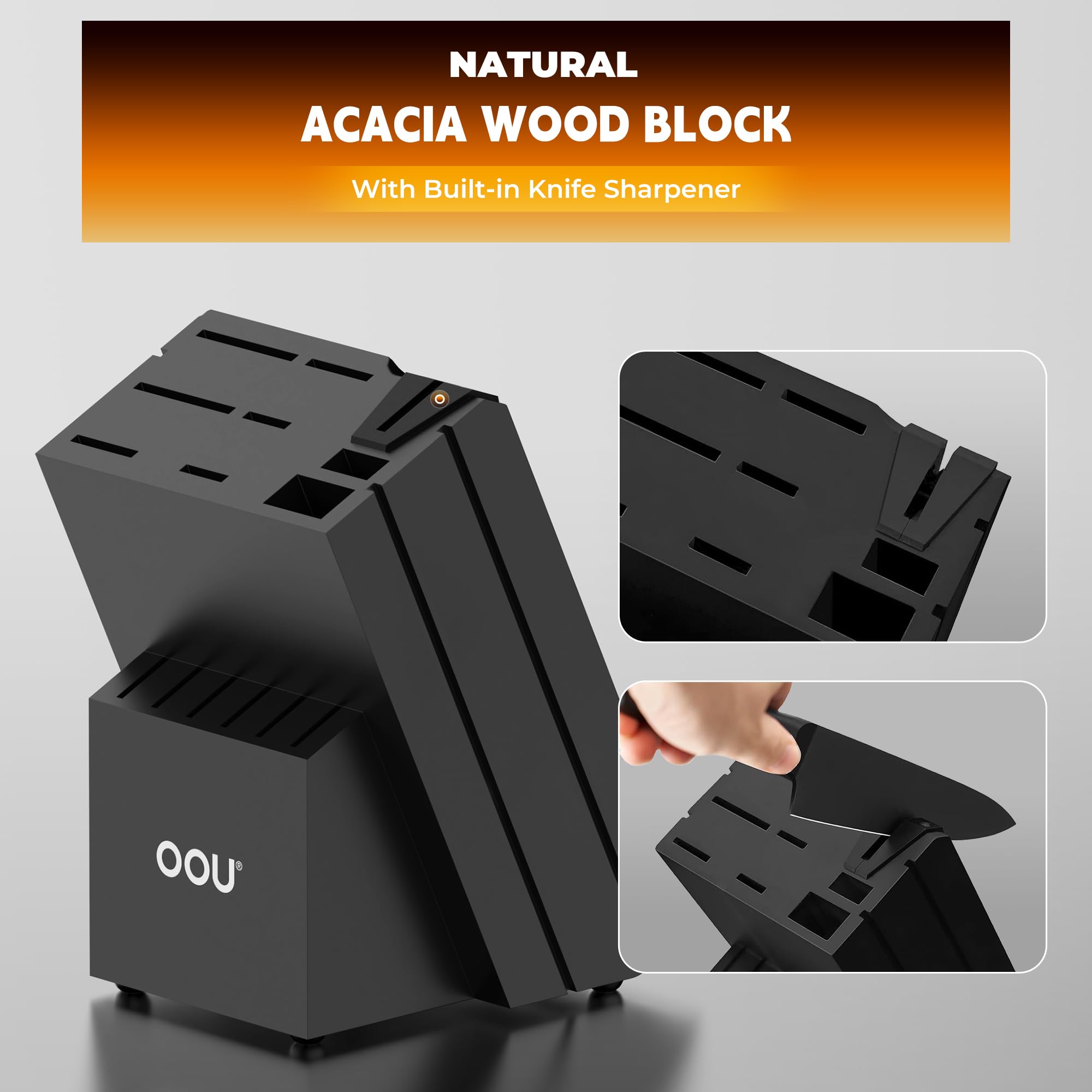 OOU comparaison taille main montrant ergonomie et prise en main confortable