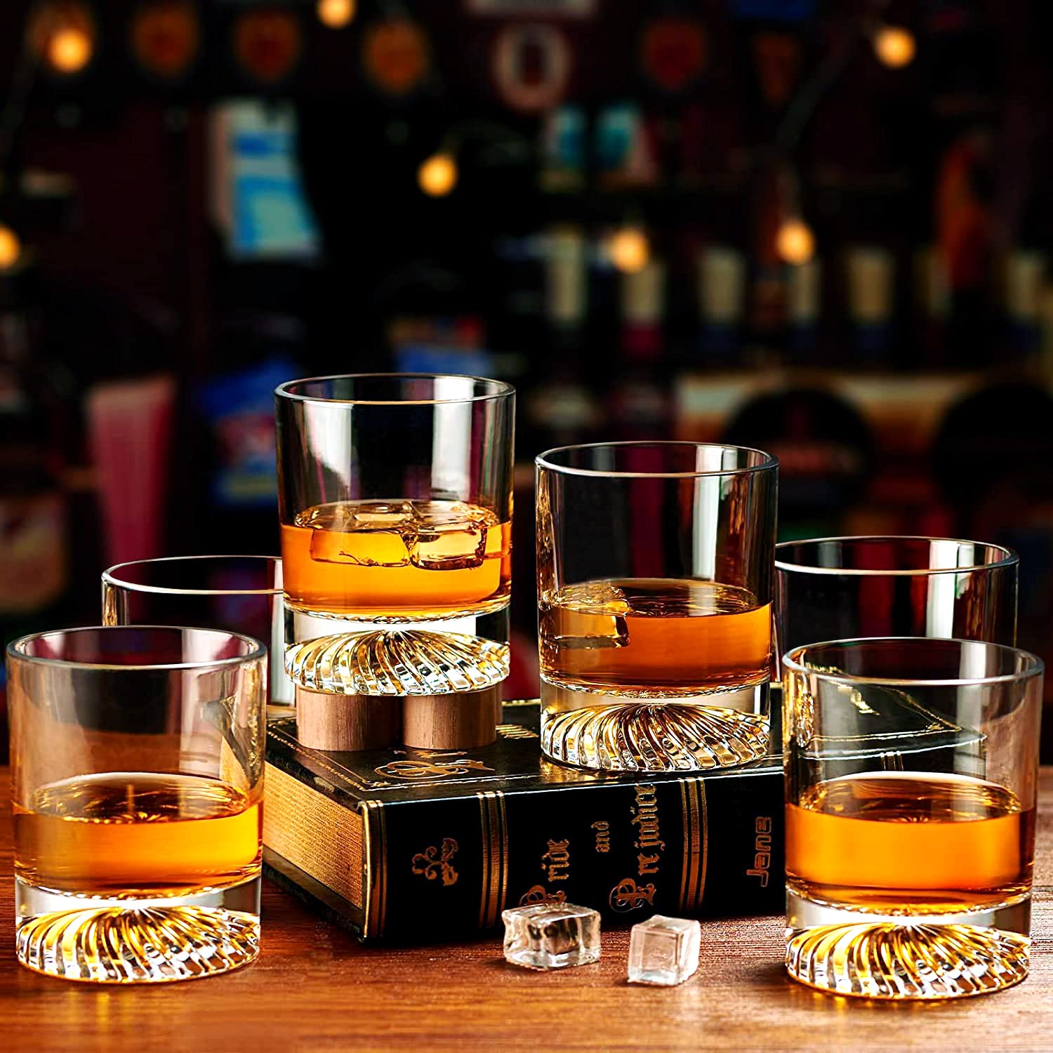 OPAYLY ensemble de six verres dans coffret cadeau protégé par mousse