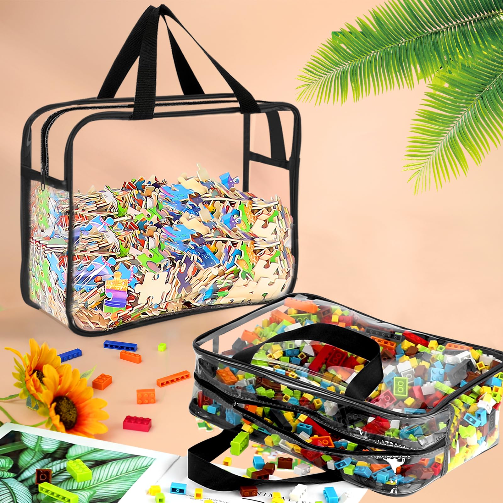 OPELETNNT sac en usage avec jouets pour transport facile
