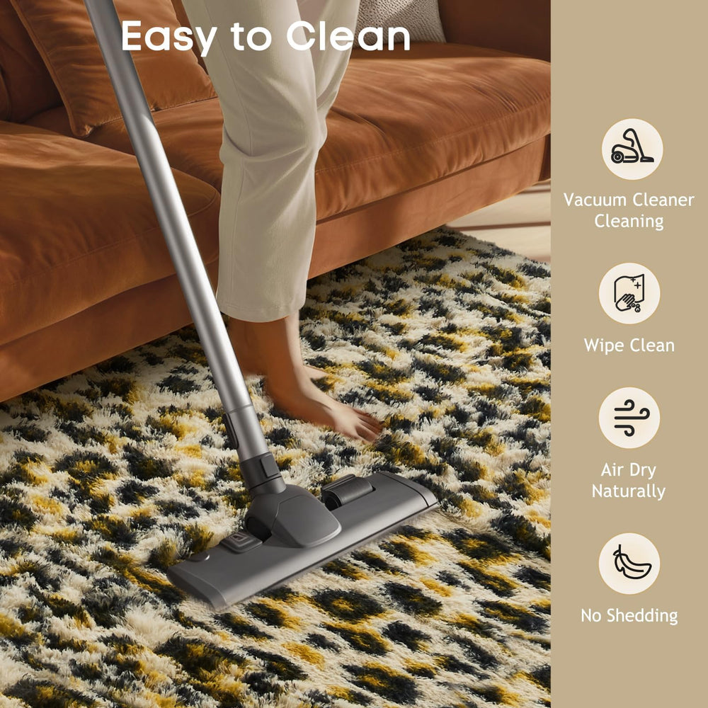 Ophanie tapis dans chambre créant ambiance cosy et accueillante