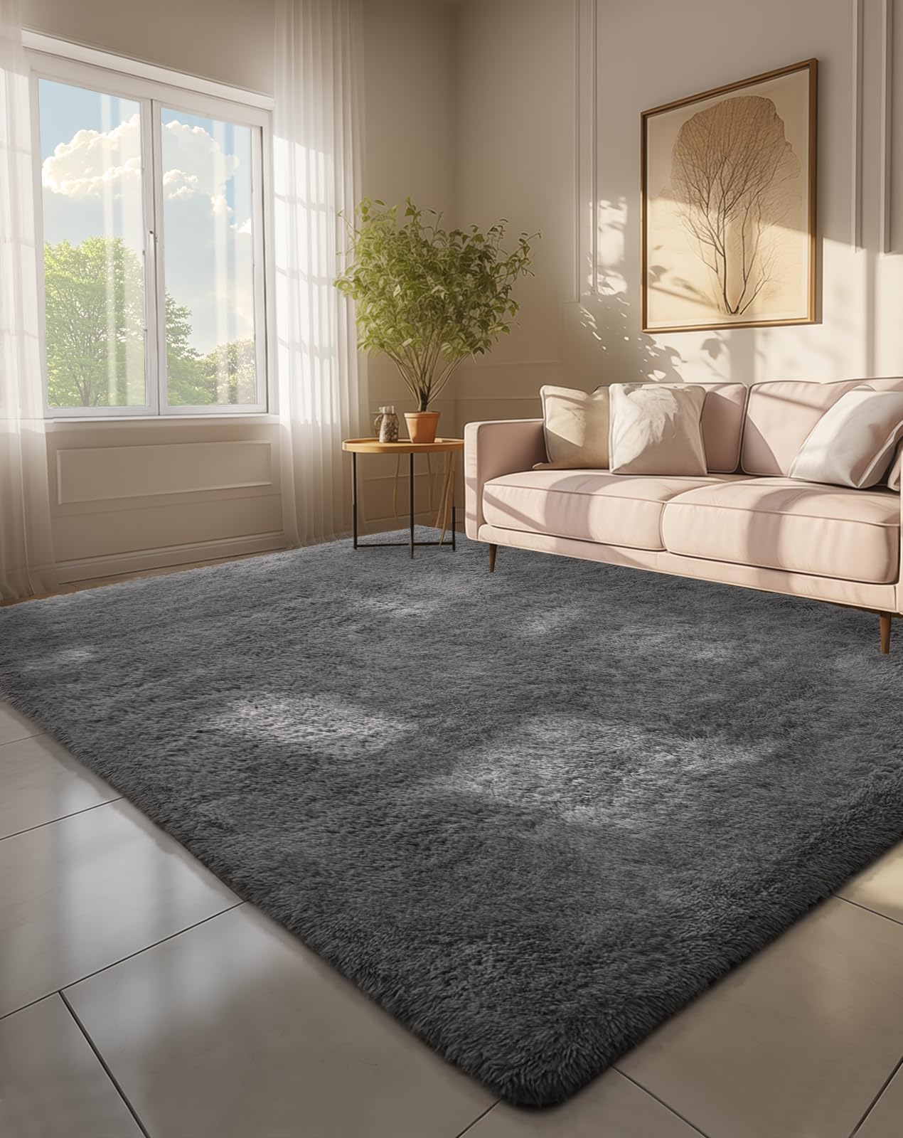 Ophanie vue frontale du tapis 6x9 offrant chaleur décorative