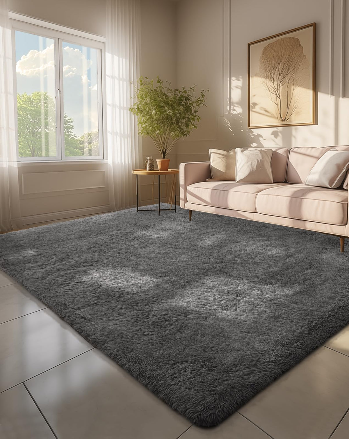Ophanie vue frontale du tapis 6x9 offrant chaleur décorative