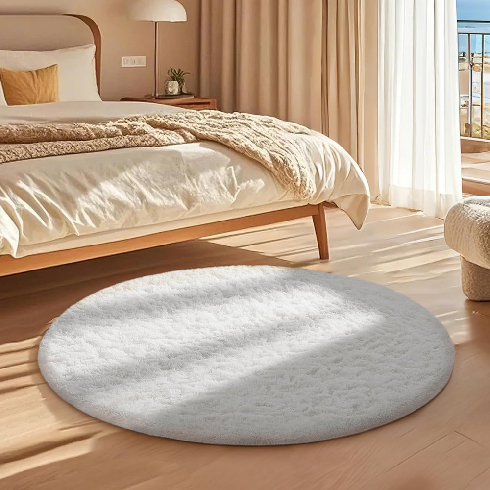 Ophanie tapis en situation dans une chambre créant ambiance hygge