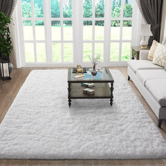 Tapis Ophanie vue frontale emballage, montre aspect pelucheux et attractif
