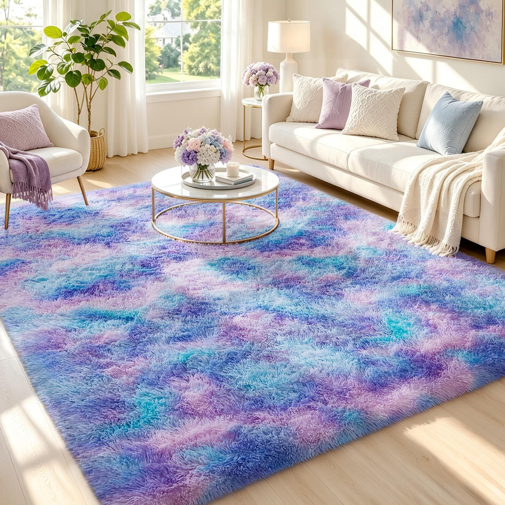 Ophanie tapis devant montrant couleurs arc-en-ciel et confort visuel