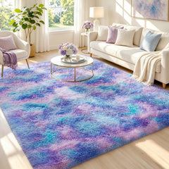Ophanie tapis devant montrant couleurs arc-en-ciel et confort visuel
