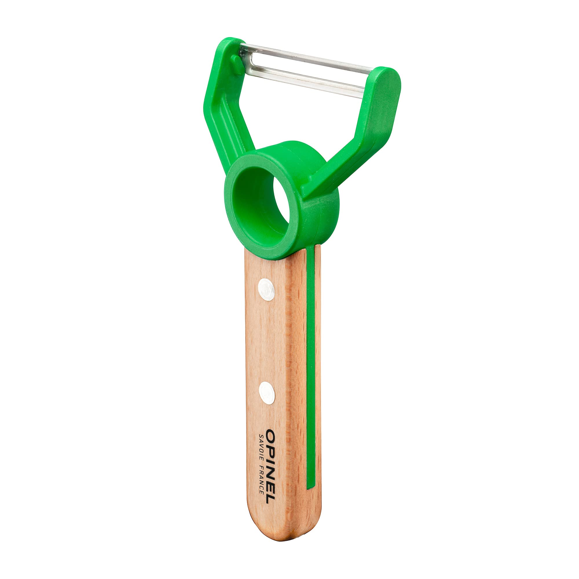 OPINEL éplucheur Le Petit Chef tenu en main pour éplucher facilement