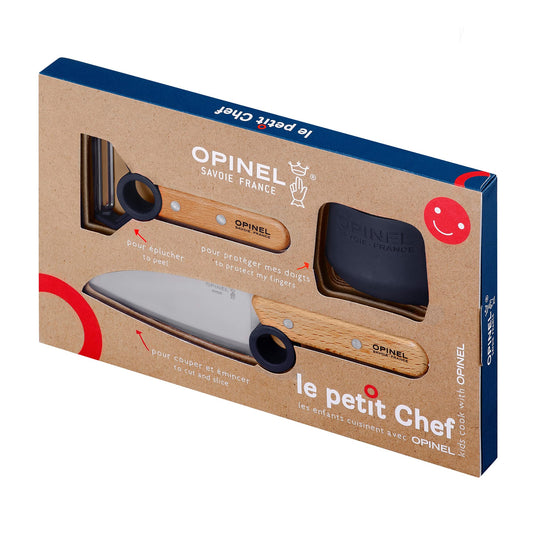 OPINEL manche en hêtre naturel gros plan pour bonne prise