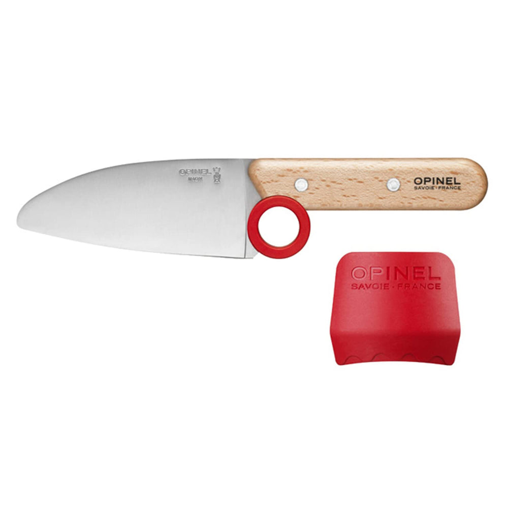 OPINEL manche en hêtre gros plan offrant prise ergonomique