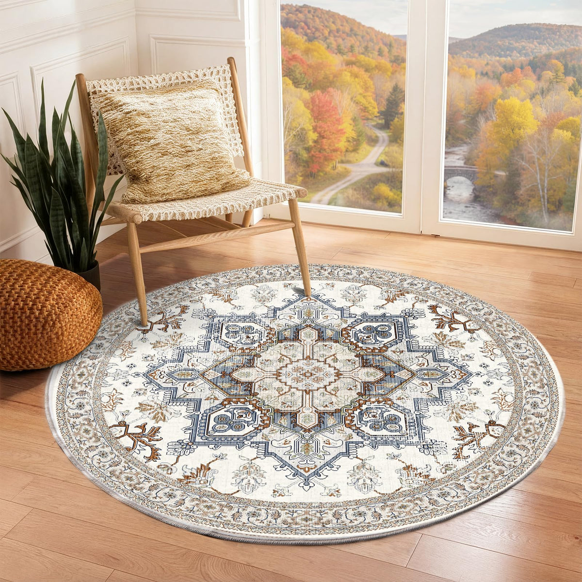 OPPODREAM face avant du tapis montrant motif persan et présentation élégante