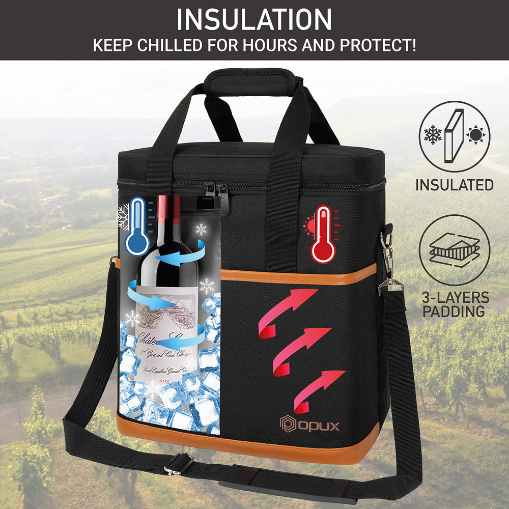 opux sac isotherme doublure intérieure isolante pour maintien température