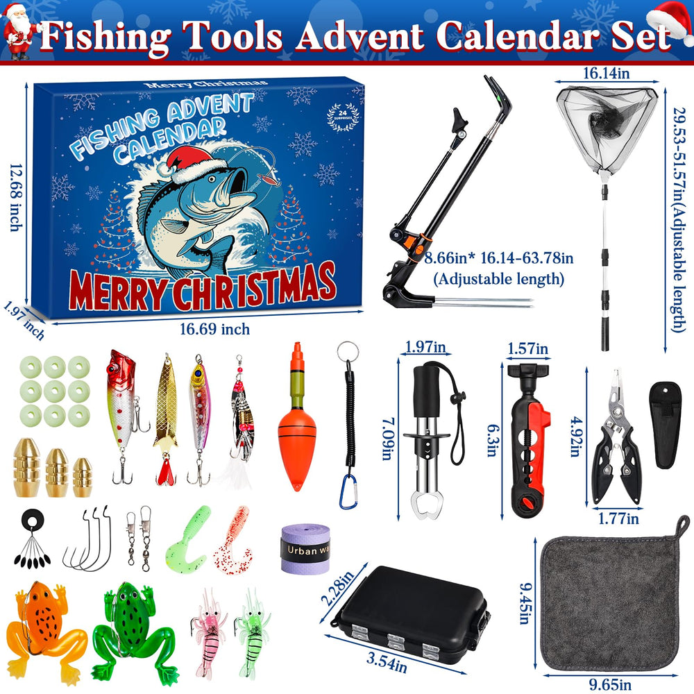 Oralaqua mise en scène Noël illustrant le cadeau parfait pour les pêcheurs