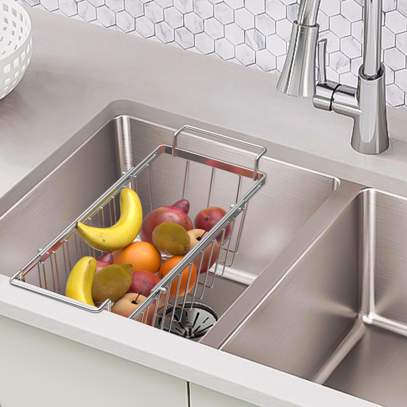 Orgneas panier en usage dans congélateur accès facilité aux aliments