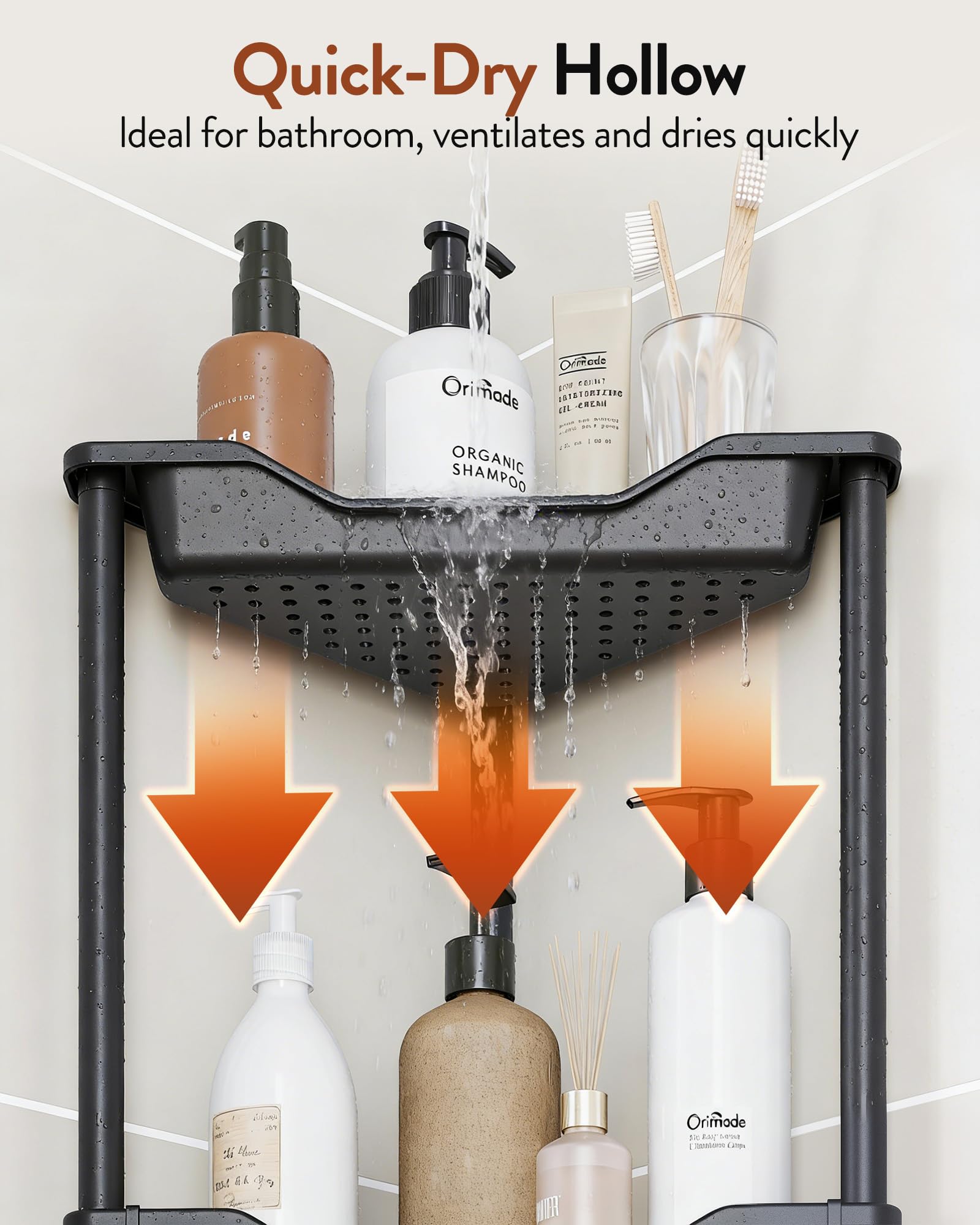 Orimade adhésif transparent renforcé garantissant stabilité au mur