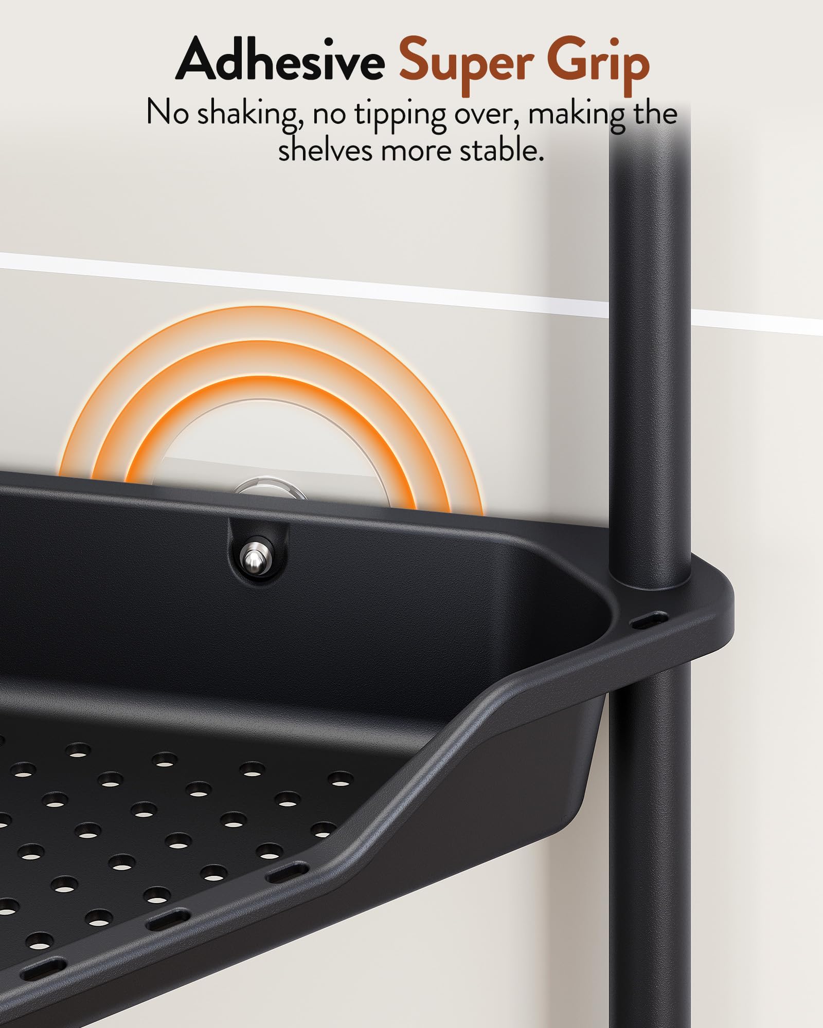 Orimade étagère à côté de bouteilles pour visualiser capacité et hauteur