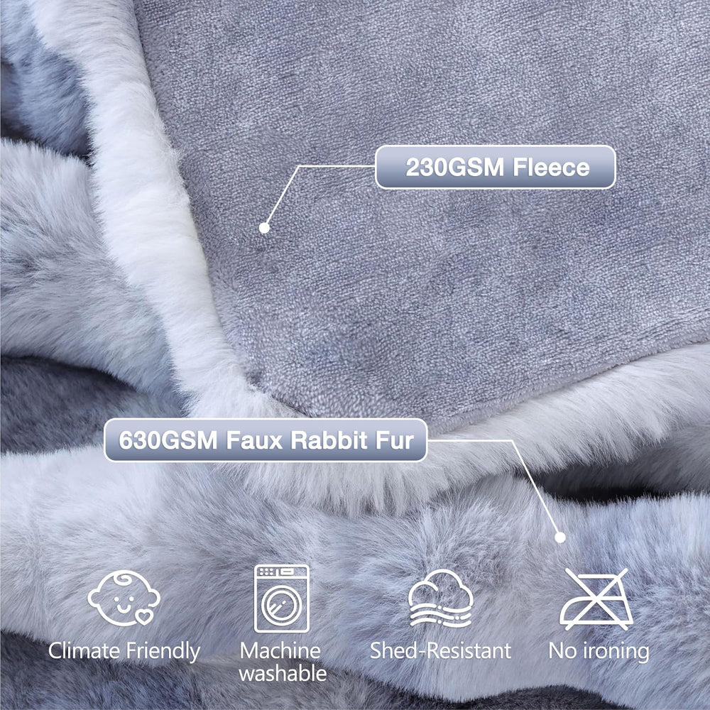 ORINOVA plaid plié au pied du lit, décor cosy et pratique