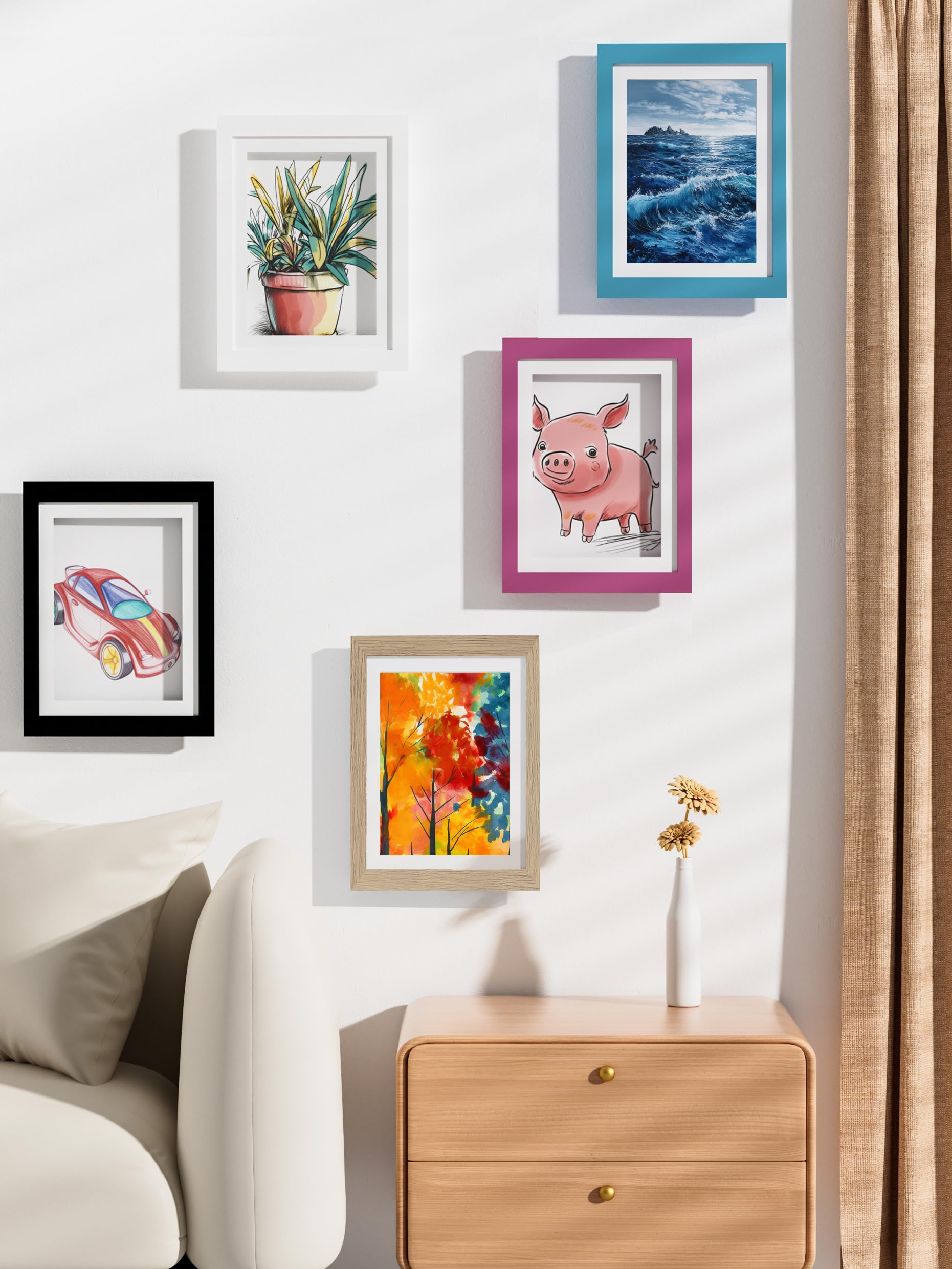 Orionstar cadre dans chambre d'enfant, met en valeur et protège souvenirs