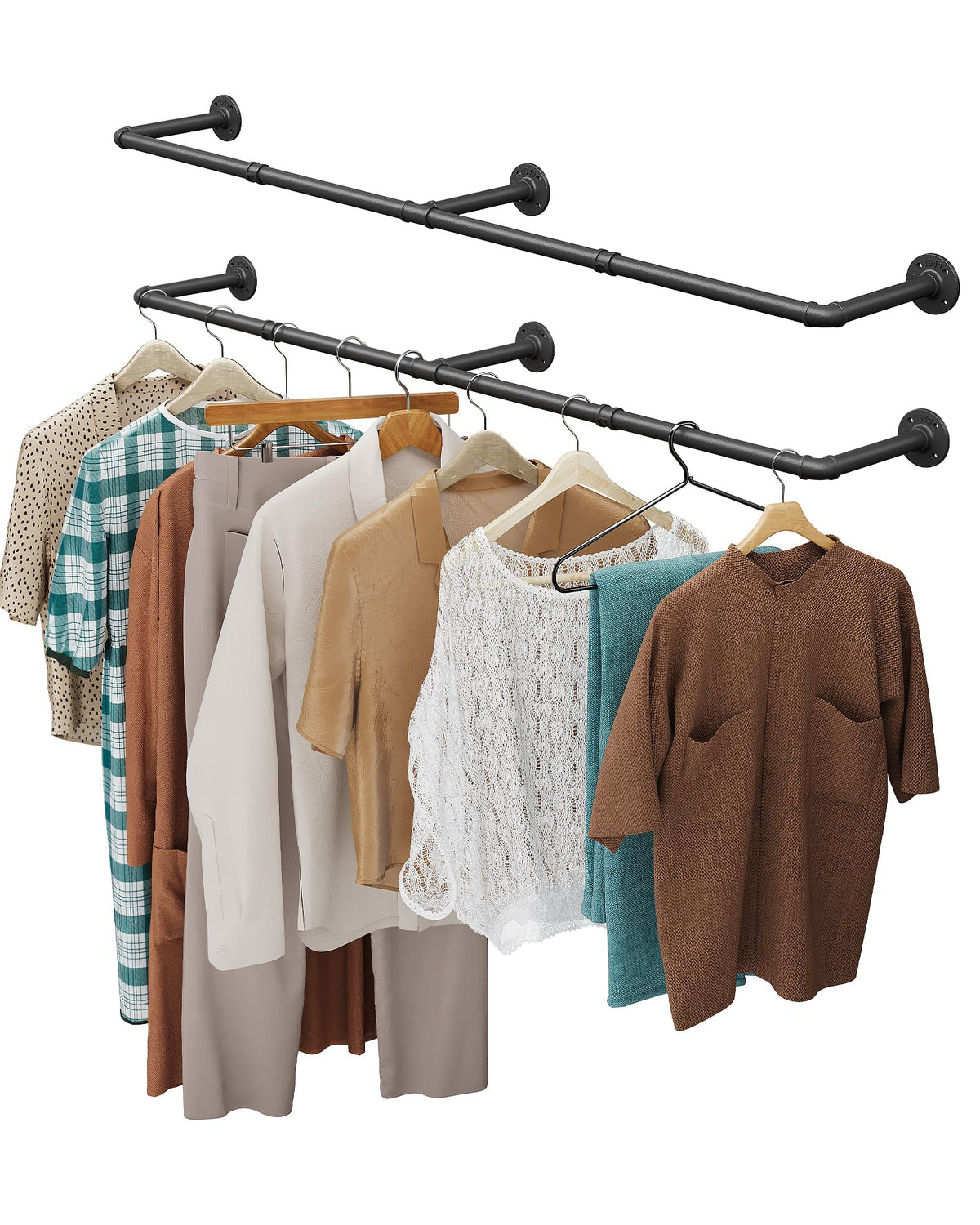 OROPY tringle murale face montrant une solution de rangement robuste