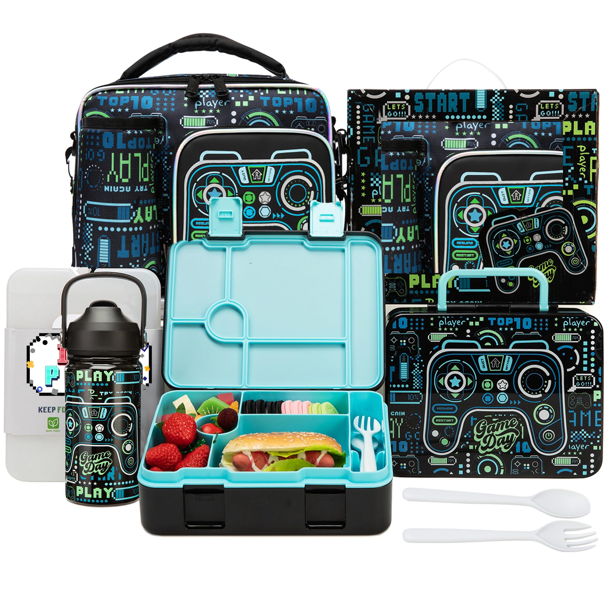 Oruiji boîte bento 6 compartiments montrant organisation et gain de temps