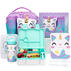 Oruiji boîte bento licorne vue de face, rangement pratique