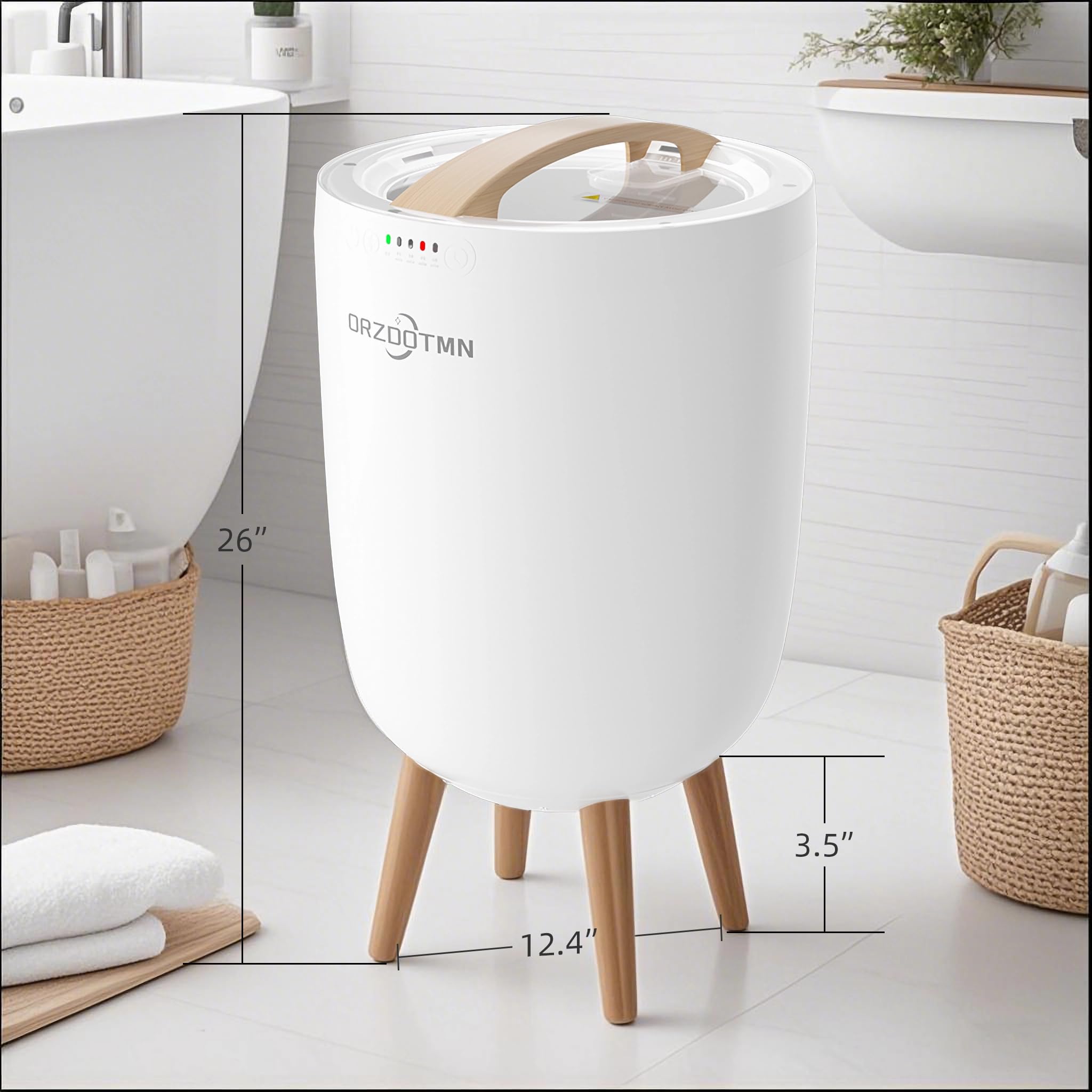 ORZDOTMN haut-parleur Bluetooth et lumière, crée ambiance relaxante pendant l’usage