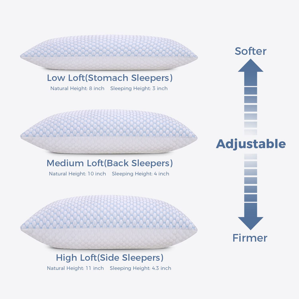 OSBED mousse déchiquetée exposée pour ajustement personnalisé et ventilation