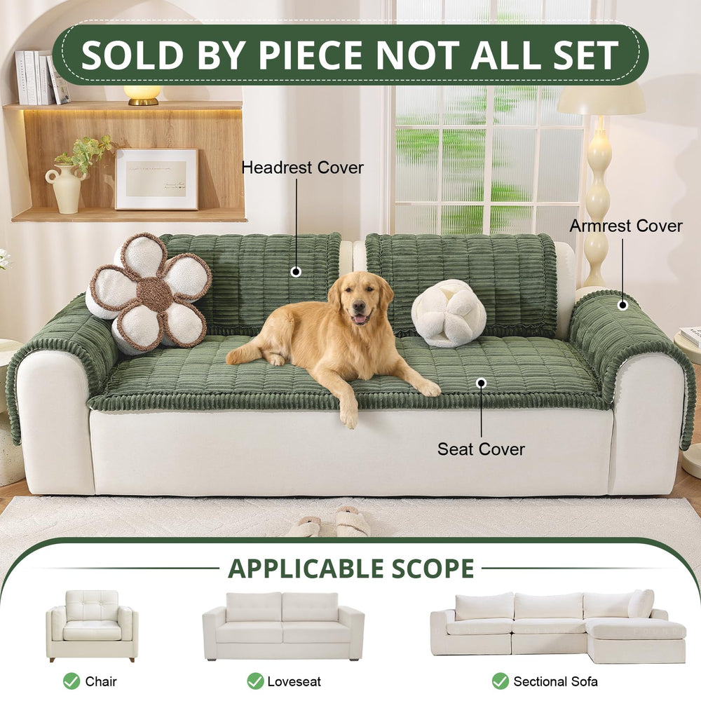 OstepDecor housse en usage avec un chien pour protéger canapé