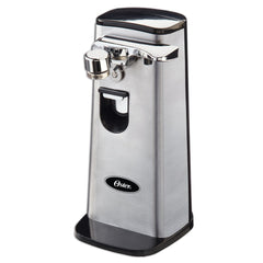 Oster vue de face en acier inoxydable montrant design compact et gain de place