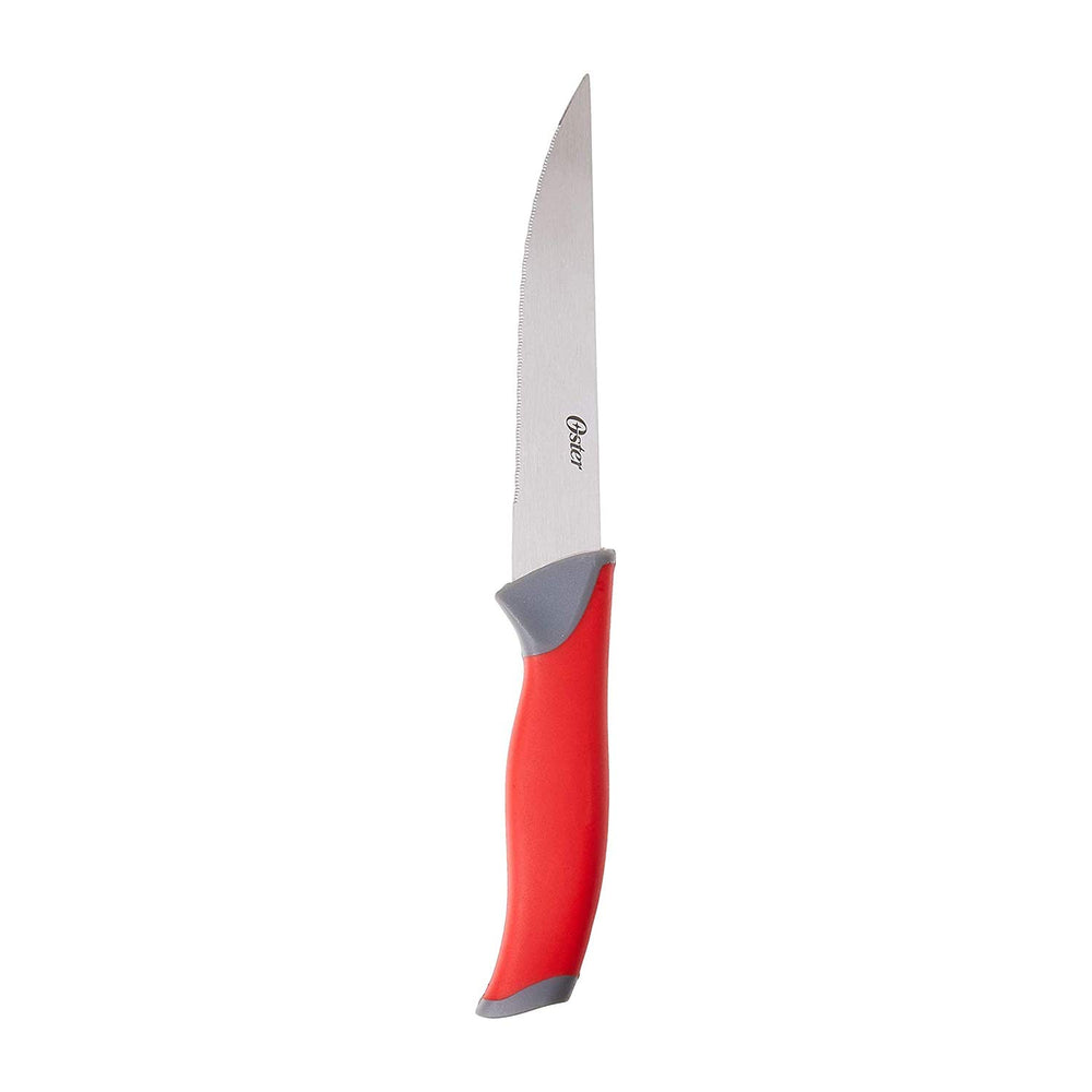 Oster couteau de chef en action coupant légumes pour efficacité en cuisine