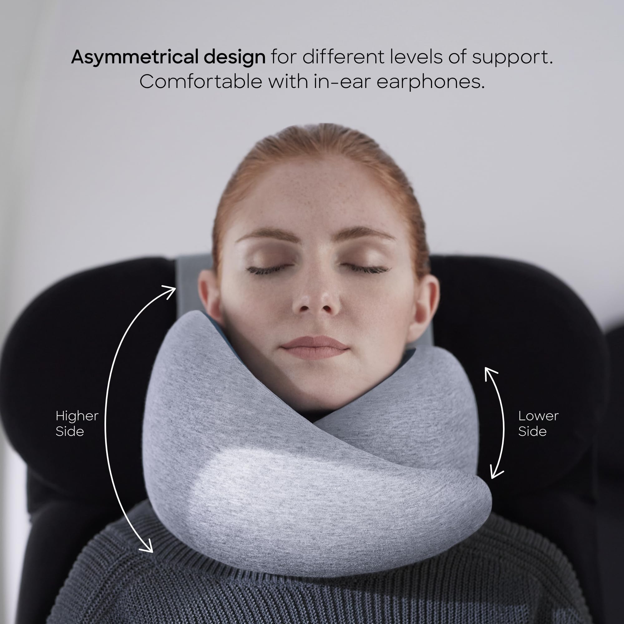 OSTRICH PILLOW gros plan mousse mémoire montrant soutien ergonomique