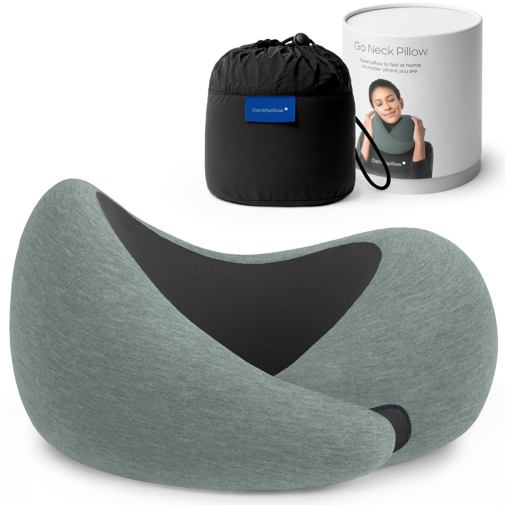 OSTRICH PILLOW vue avant du coussin montrant maintien et confort