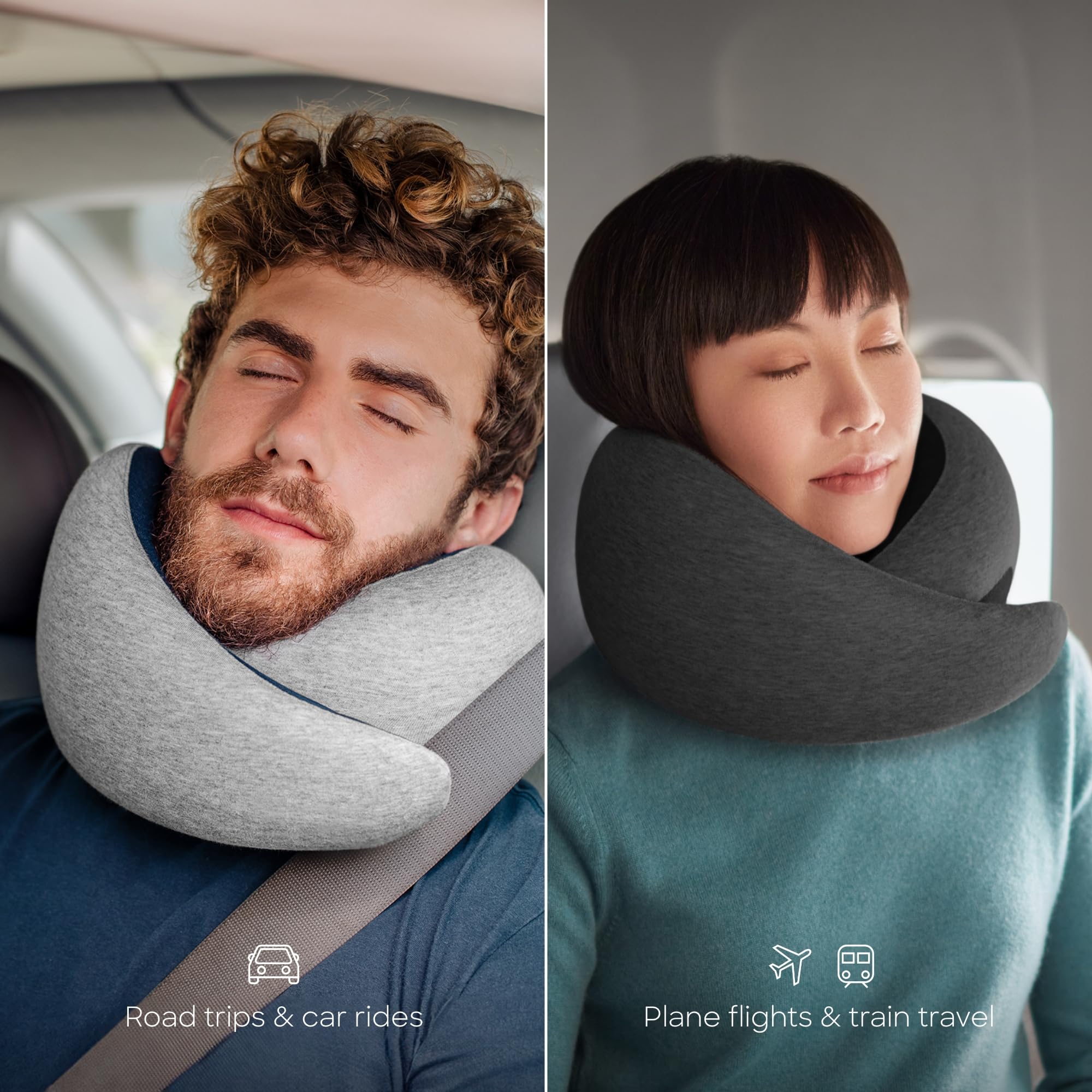 OSTRICH PILLOW housse en modal retirée montrant matériau lavable et doux