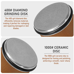 Osyouk disques 400 et 1000 grains pour façonnage rapide et polissage durable