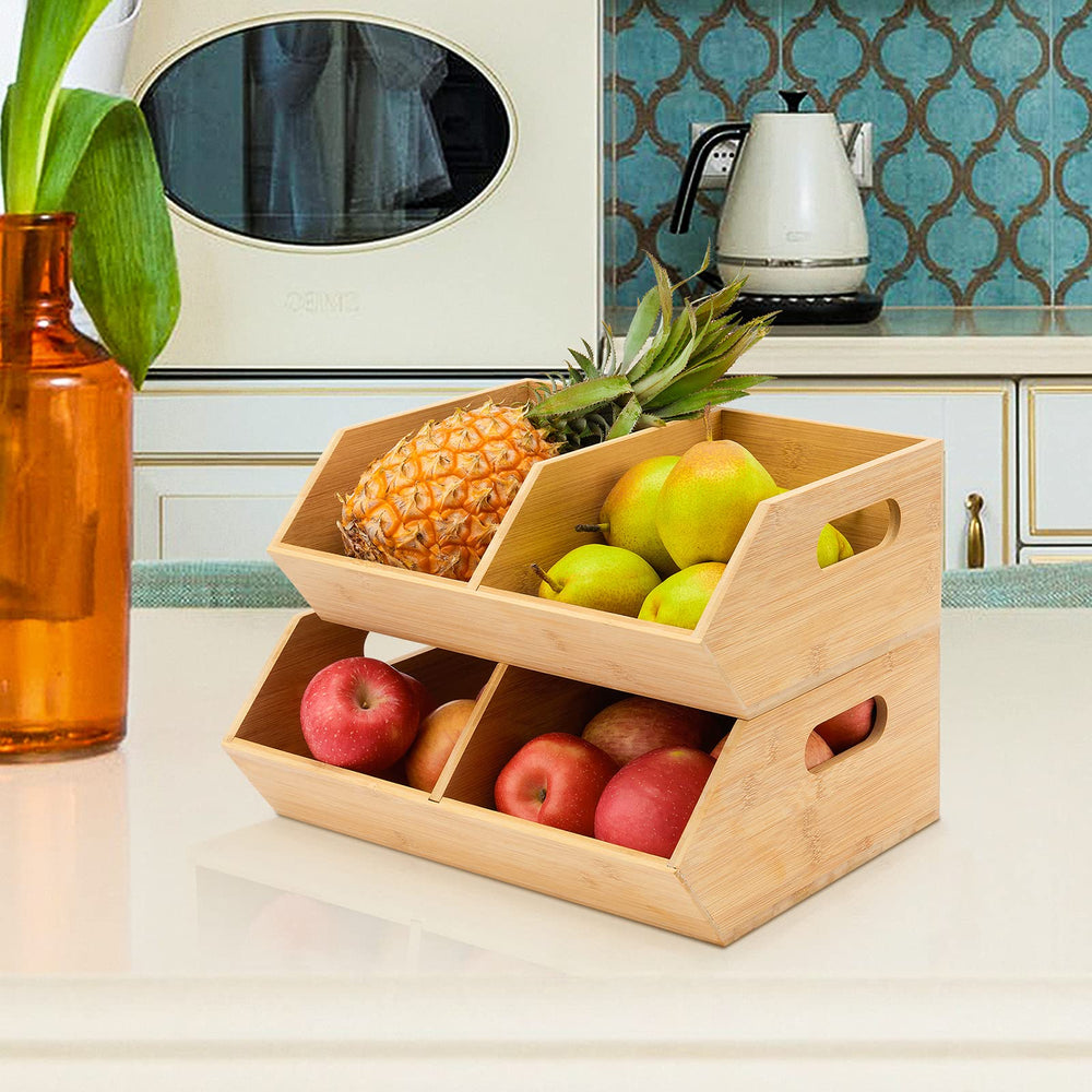 otovioia bac posé sur plan de travail, organisation pratique des aliments quotidiens