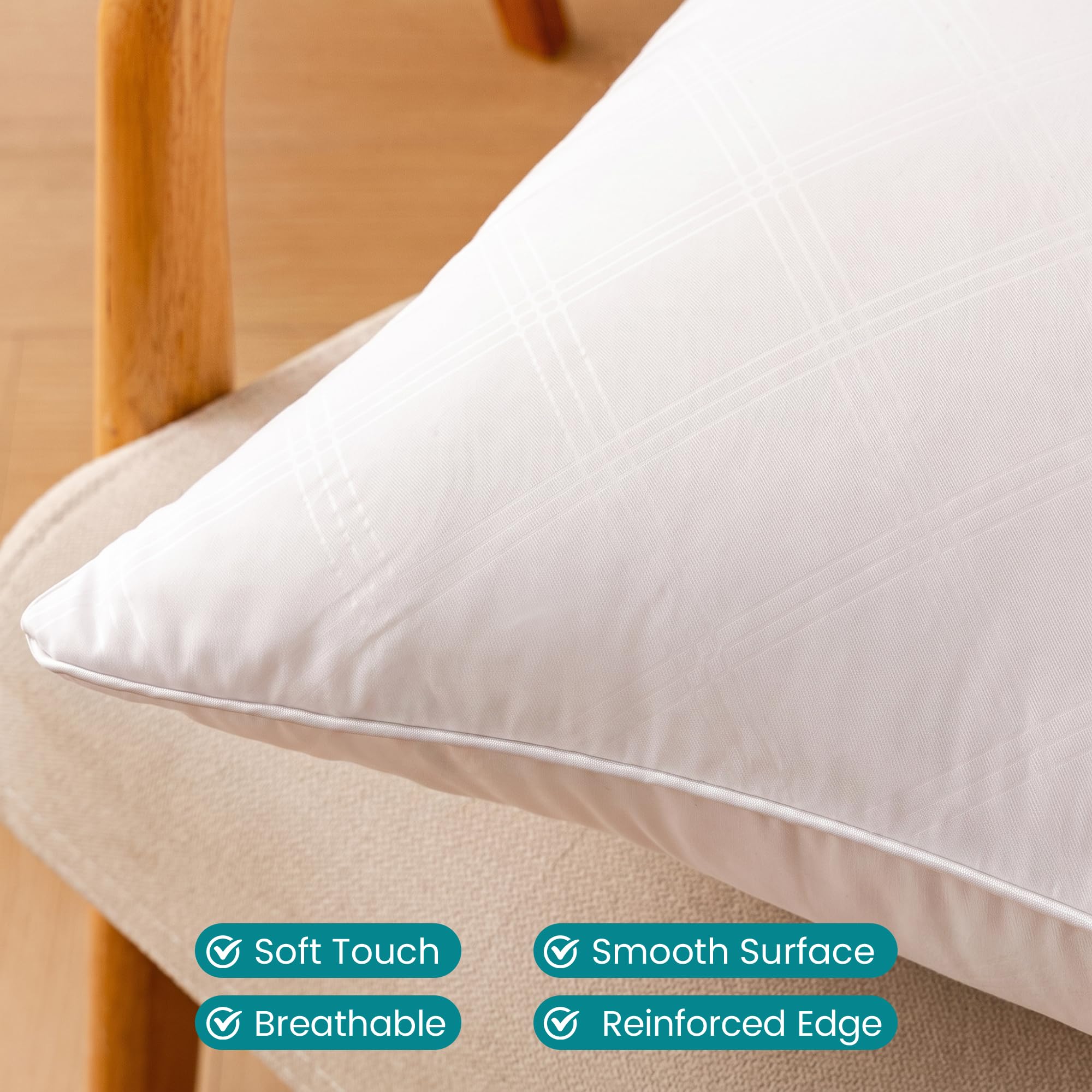 Oubonun gros plan sur garnissage en polyester 7D assurant rebond