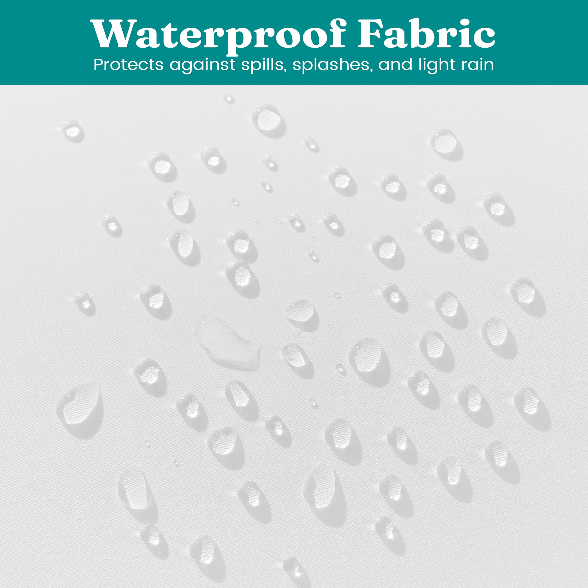 Oubonun gros plan matière polyester imperméable offre durabilité
