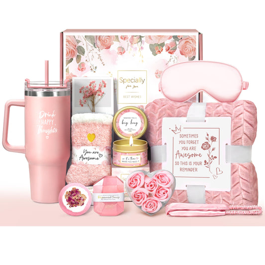 Oufrenn vue d'ensemble du coffret spa montrant tous les articles pour un cadeau complet
