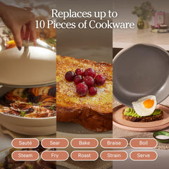 Our Place Always Pan 2.0 gros plan revêtement Thermakind céramique pour cuisson facile